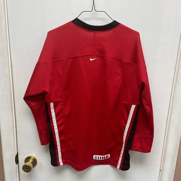 Signed by James Duthie TSN Nike Kids Team Canada Hockey Jersey size L/XL 2000s - Picture 5 of 7